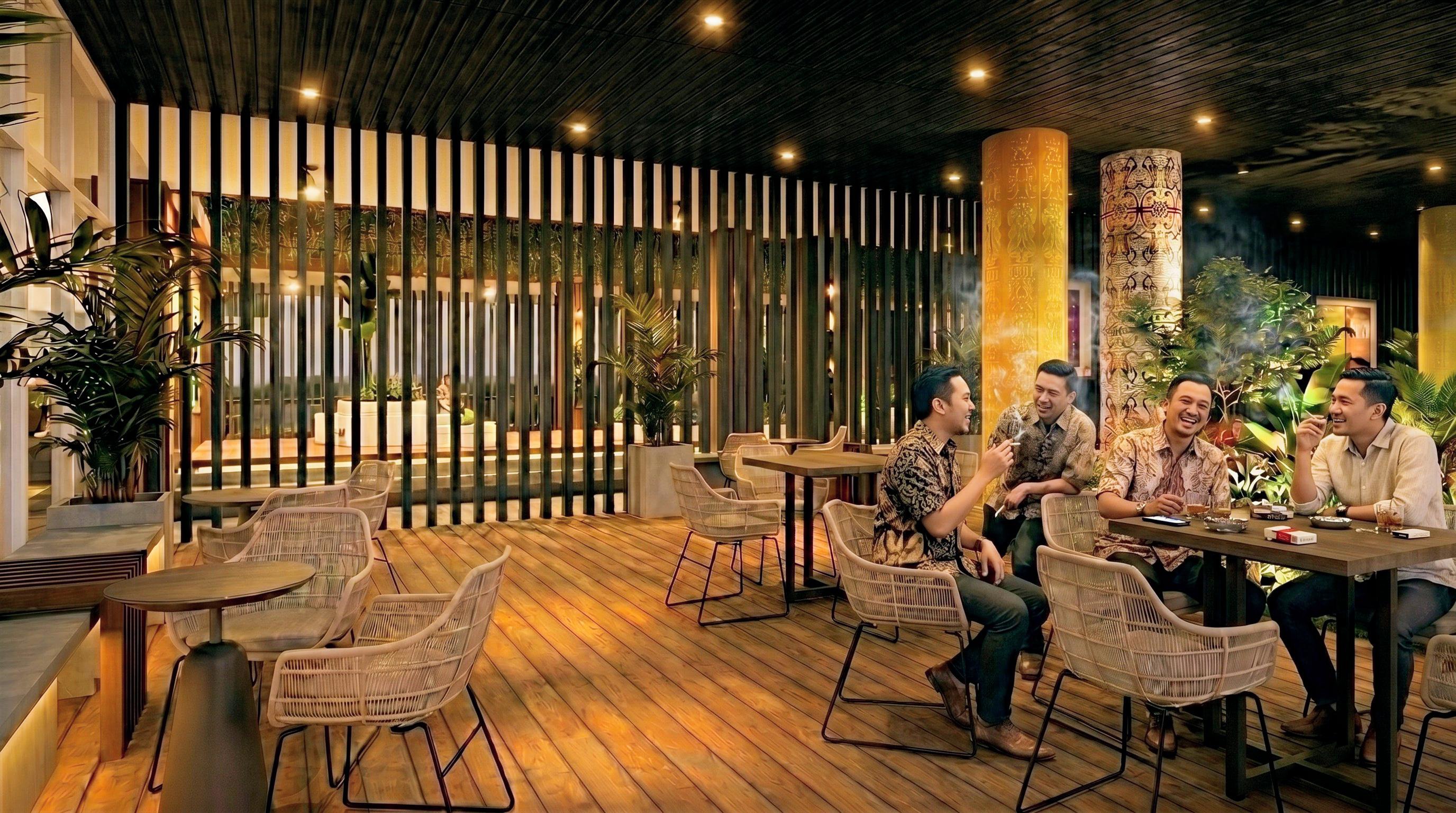 Area Area outdoor dan Taman KANTOR DPRD KALIMANTAN dengan pendekatan interior Contemporary.